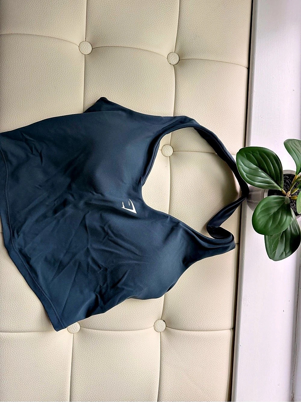 GYMSHARK HALTER NECK CAMI WITH SHELF